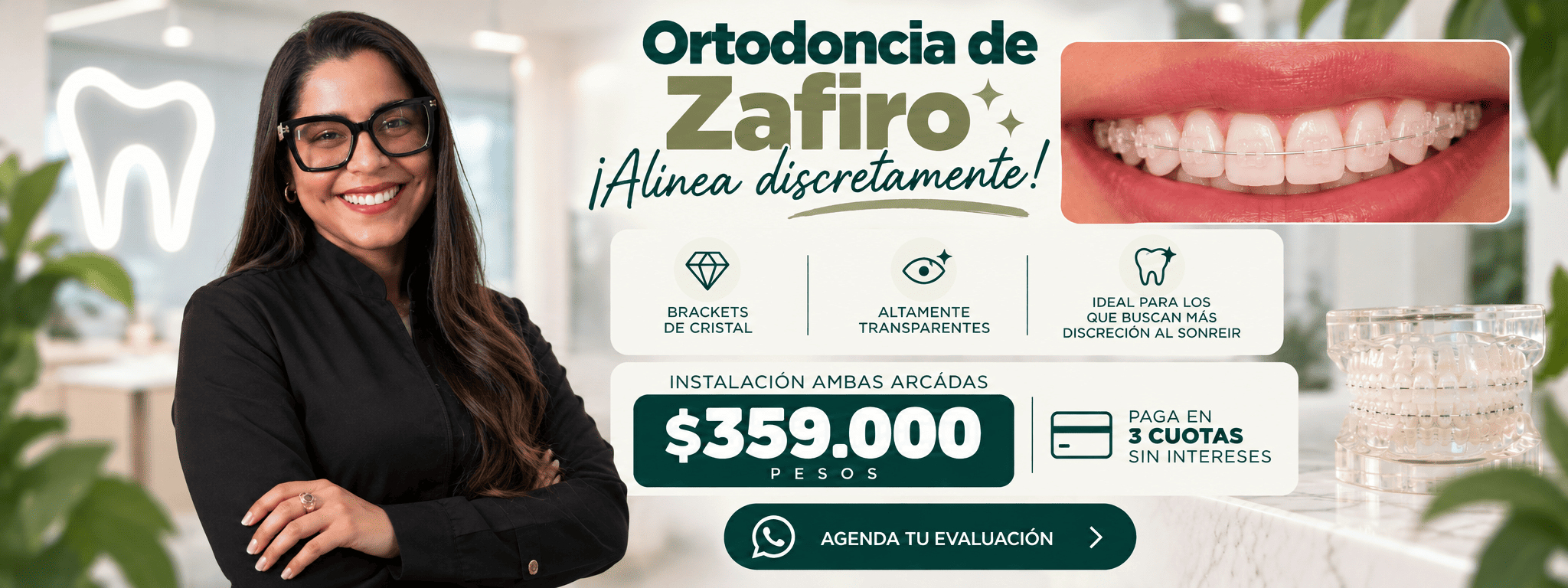 Ortodoncia con todos los tipos de brackets