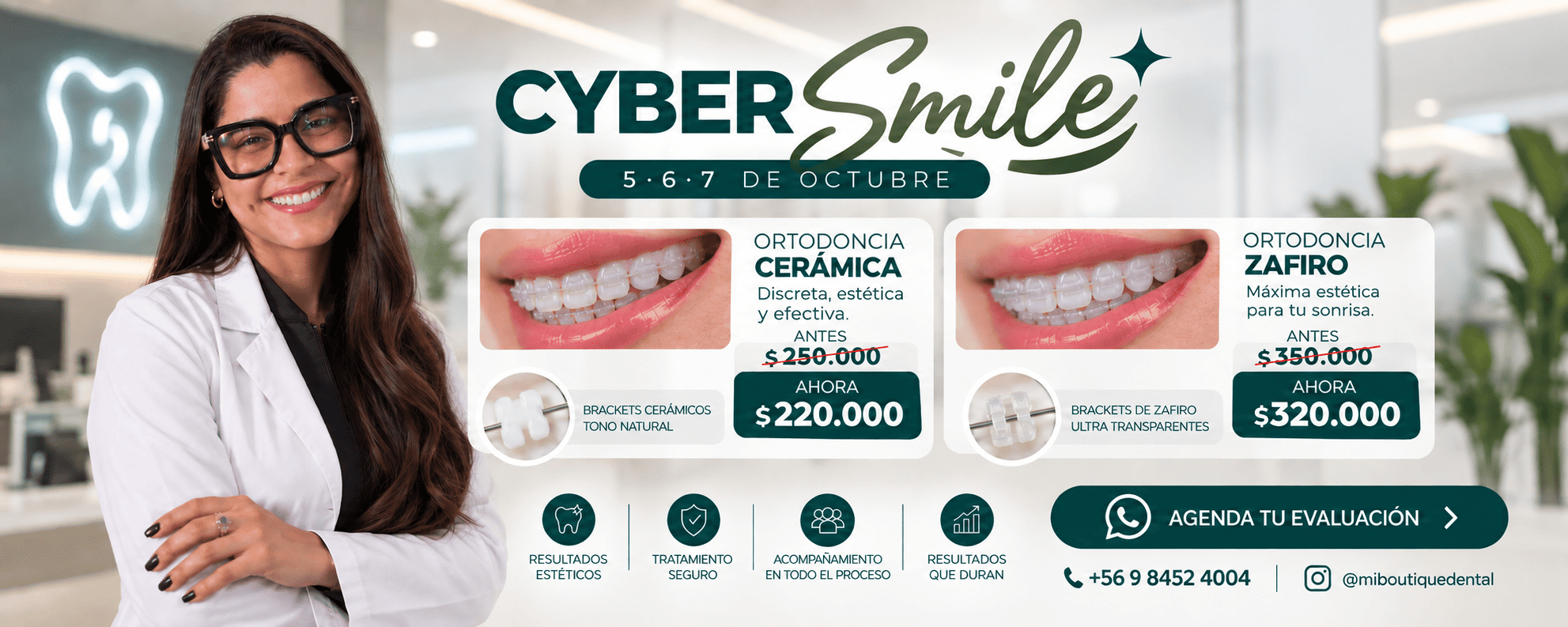 Ortodoncia con todos los tipos de brackets